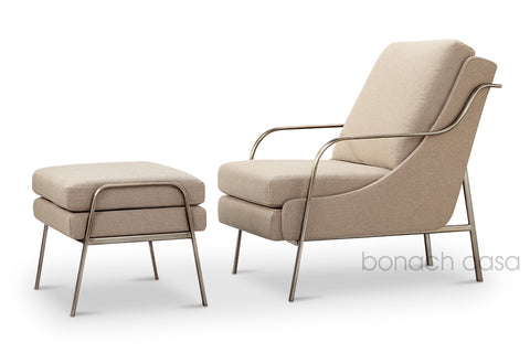 Lounge Chair and Ottoman BON1744 BON1745
